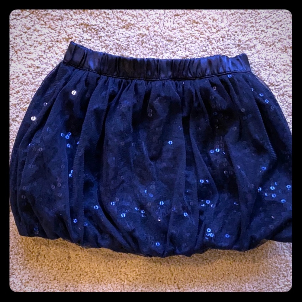 Baby Gap Navy glitter girls skirt size 3T